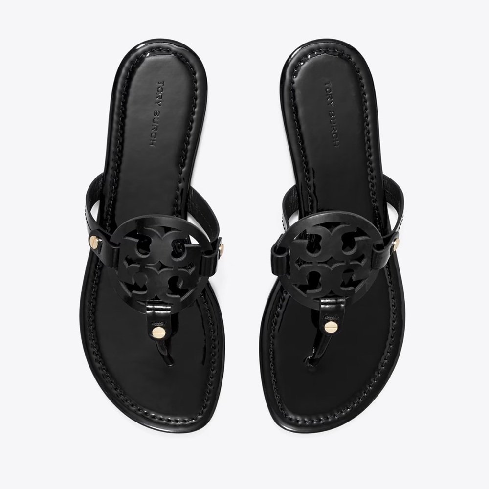 Tory Burch Black Miller Sandals